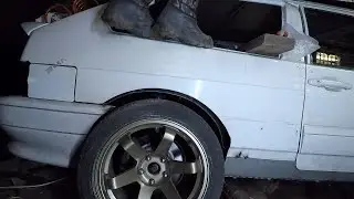 Допил задка 4WD 2JZ ВАЗ 2113. Как отрезать ровно арку без болгарки.