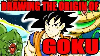 DRAWING THE ORIGIN OF GOKU!