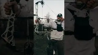 Shooting my right handed bow with my LEFT HAND! 
