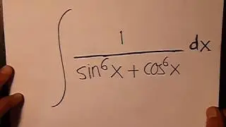 Integral 1/((sin x)^6 + (cos x)^6) dx