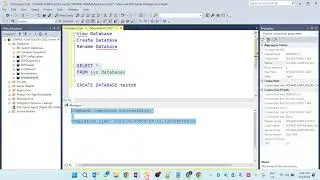 View all Databases, Create New database, Rename Database in SQL SERVER | MS SQL Tutorials