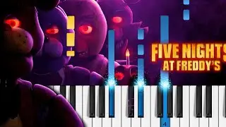 Five Nights at Freddy's (Movie) - Main Theme - EASY Piano Tutorial