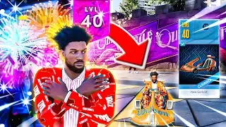 I HIT LEVEL 40 AND UNLOCKED A GO-KART ON NBA 2K22 NEXT GEN! FIRST LOCKDOWN TO HIT LEVEL 40