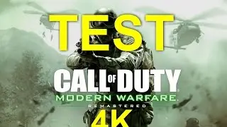 Тест производительности CoD: Modern Warfare Remastered в 4К, GTX1070 + Core i5