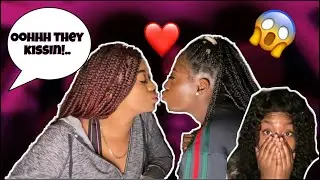 TWO GIRLS KISSING WHILE ON MONKEY APP **PART 2** 👅💋 | 3 SHADE