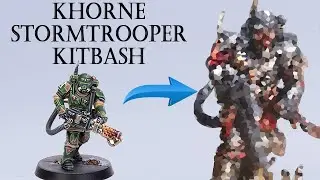 Converting Blood Pact Khorne Stormtroopers || Warhammer 40k Imperial Guard Kitbash