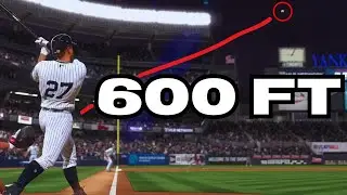 Can we hit a 600 FOOT Home Run in MLB The Show???