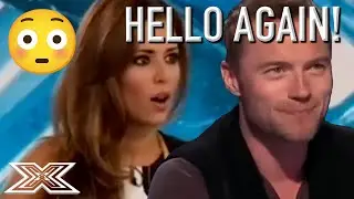 Awkkwaaarddddd..... Times When The Judges RECOGNISE Contestants! | X Factor Global