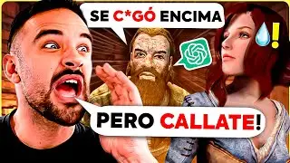 LA IA IMPIDE A ILLOJUAN LIGAR EN SKYRIM 😡