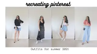 RECREATING PINTEREST OUTFITS | Shop my wardrobe
