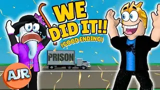 WE FINALLY DEFEATED SCARY LARRY!!! (Good Ending) | Roblox Break-In #3