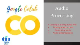 Audio processing on Google Colab