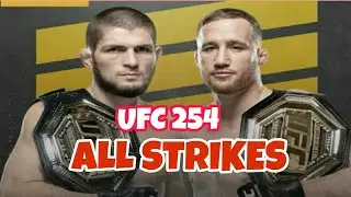 Every Strike landed between khabib and Gaithje