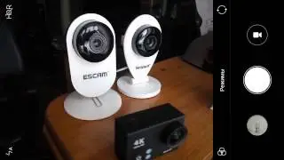 Connecting a smartphone to an action camera via WiFi 4K Action Camera H2 Ultra HD