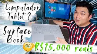 COMPUTADOR TABLET SURFACE BOOK MICROSOFT WINDOWS 10 Lu Yoshi Japao Laptop vale a pena?