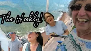 WEEKLY VLOG | WINDY BEACHES | PAINTING WITH DONNA | BESTIE SURPRISES!