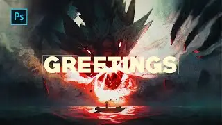 "Greetings" - Digital Painting Time-lapse