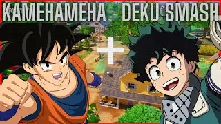 DEKU SMASH + KAMEHAMEHA no FORTNITE