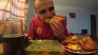 МУКБАНГ Пироги и булочки / Обжор. Вкусно/ Еда на камеру/ MUKBANG