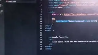 Part(2) = Use of {GOOGLE FONTS}