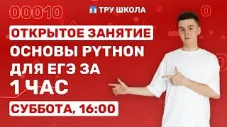 ОСНОВЫ Python ЗА 1 ЧАС