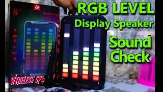SOUND CHECK NG MURANG RGB LEVEL DISPLAY SPEAKER