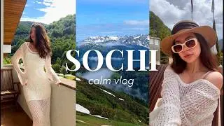 VLOG из СОЧИ | спокойный влог | роза хутор | место силы | горы 🏔️