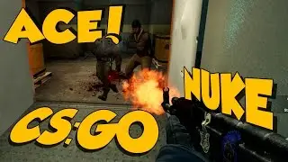 AK-47 ACE on NUKE - CS:GO Competitive