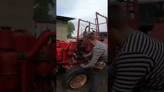 первый запуск после 20 лет простоя! трактор т-25