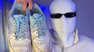 Cleaning My 5 Year Old Shoes for the First Time 😳 ASMR