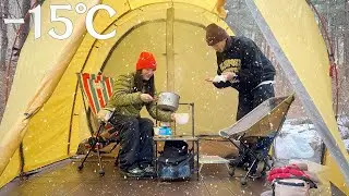 Backpacking with confidence even at minus 15 degrees Celsius when it snows
