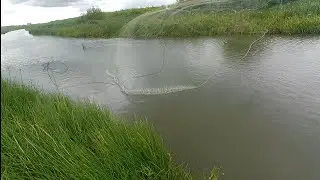 25-gauge casting net! The best fishing this season! Fish on every cast!