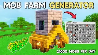 EFFORTLESS AUTOMATIC Mob Farm Minecraft Java 1.21
