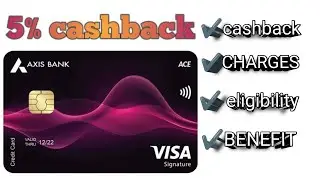 Ace credit card |Google pay credit card |Google pay Axis Bank credit card benefit charges