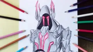 Drawing Red Ice King From Fortnite |Pardox Ink