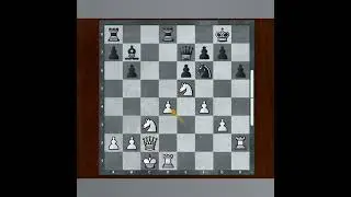 Queen Sacrifice to Lead Checkmate in Queen's Pawn Game