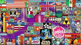 r place 2022 The Purple xQc Void Timelapse