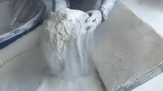ASMR FLOOR POWDER POWDER PLAY AND CLEAN UP #ASMR #powderplay