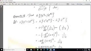 CVT-Laplace Transformation Part 4 by Syed Zulfiqar Haider Bukhari | Goldencode