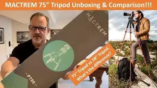 MACTREM 75 Inch Tripod - Unboxing & Comparison Video - Best Tripod!!!