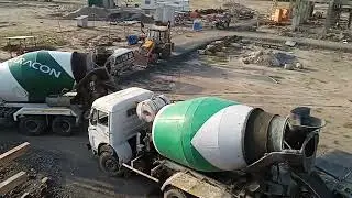 Slab concrete with RMC