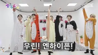 ENHYPEN singing and vibing to BSS' FIGHTING