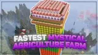 How Build the FASTEST Mystical Agriculture Farm in All The Mods 10 (ATM10)