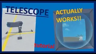 WORKING TELESCOPE!! | Plane Crazy | Tutorial