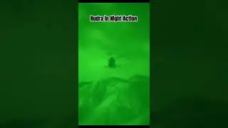 Indian Army RUDRA helicopter in night action 