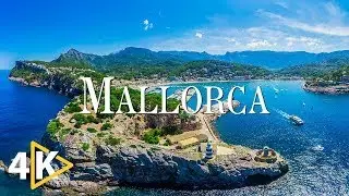 FLYING OVER MALLORCA (4K UHD) - Soothing Music Along With Beautiful Nature Video SHAH'S TRAVEL TALES