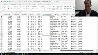 Excel for Beginners: Free Excel Course: Lesson 08 How To Navigate within a Large Worksheet in Excel
