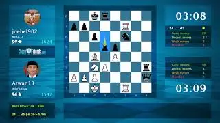 Chess Game Analysis: Arwan13 - joebel902 : 0-1 (By ChessFriends.com)