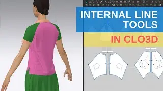 How to Use Internal Lines - CLO3D Beginner Course