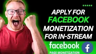 How to apply for Facebook Videos monetization   (In-Stream Ads For Facebook Profiles and pages 2024)